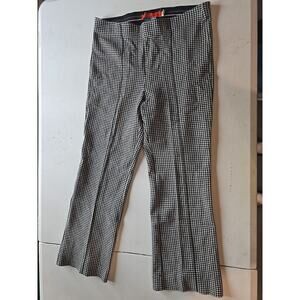 Cartonnier By Anthropologie Pants Women Size Medium M Black White Houndstooth